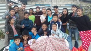 Support to an orphanage