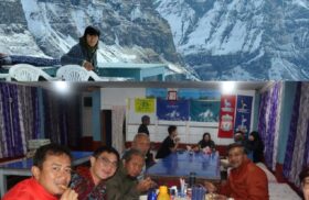 Lunch at Annapurna Base Camp